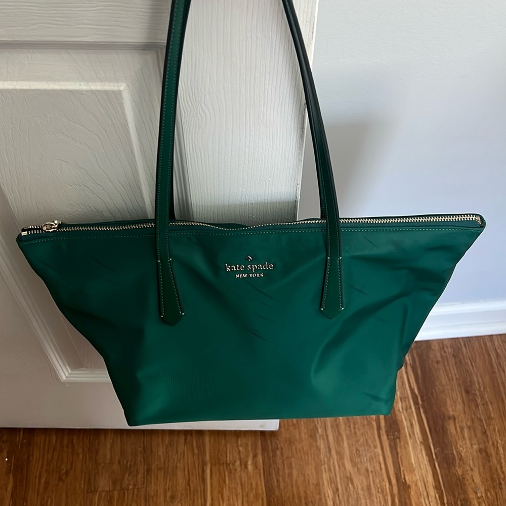 Kate Spade vinyl material tote bag